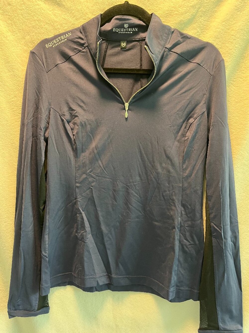 Equestrian Stockholm Quarter-Zip Athletic Top Dark Blue | M